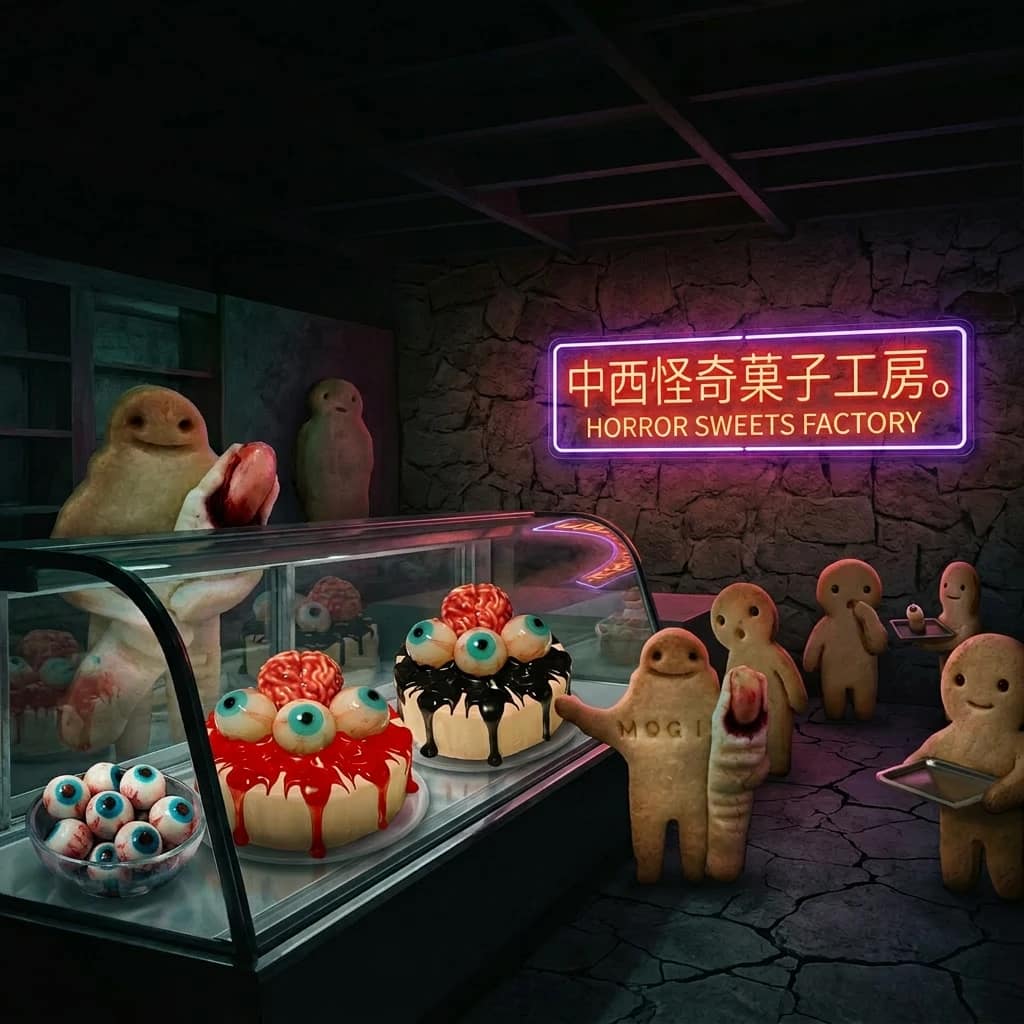 脳みそ目玉ケーキ | 中西怪奇菓子工房。